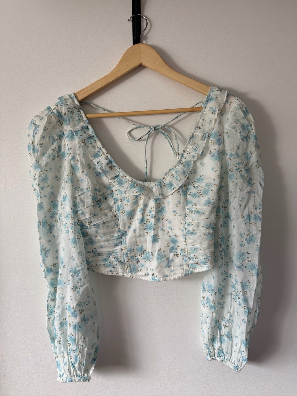 Free People Floral Crop Top